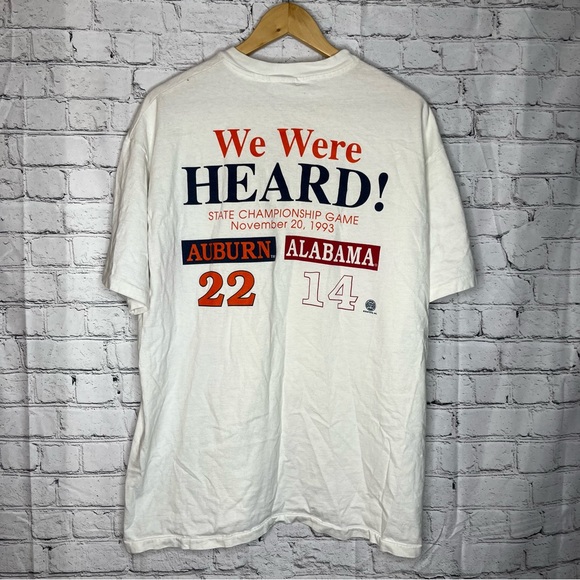 1993 Vintage Auburn Tigers T-shirt Size XL - Picture 4 of 7